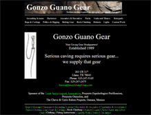 Tablet Screenshot of gonzoguanogear.com